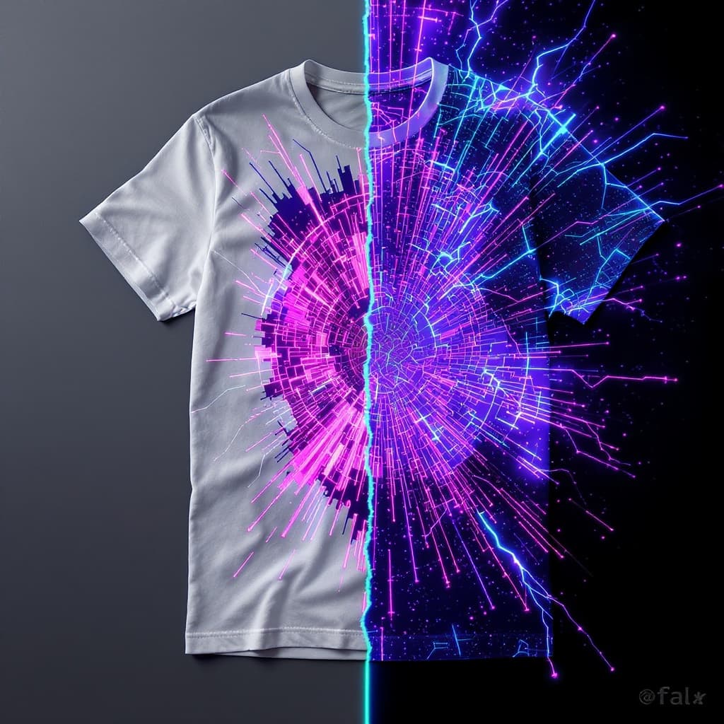 T-shirt after VFX transform