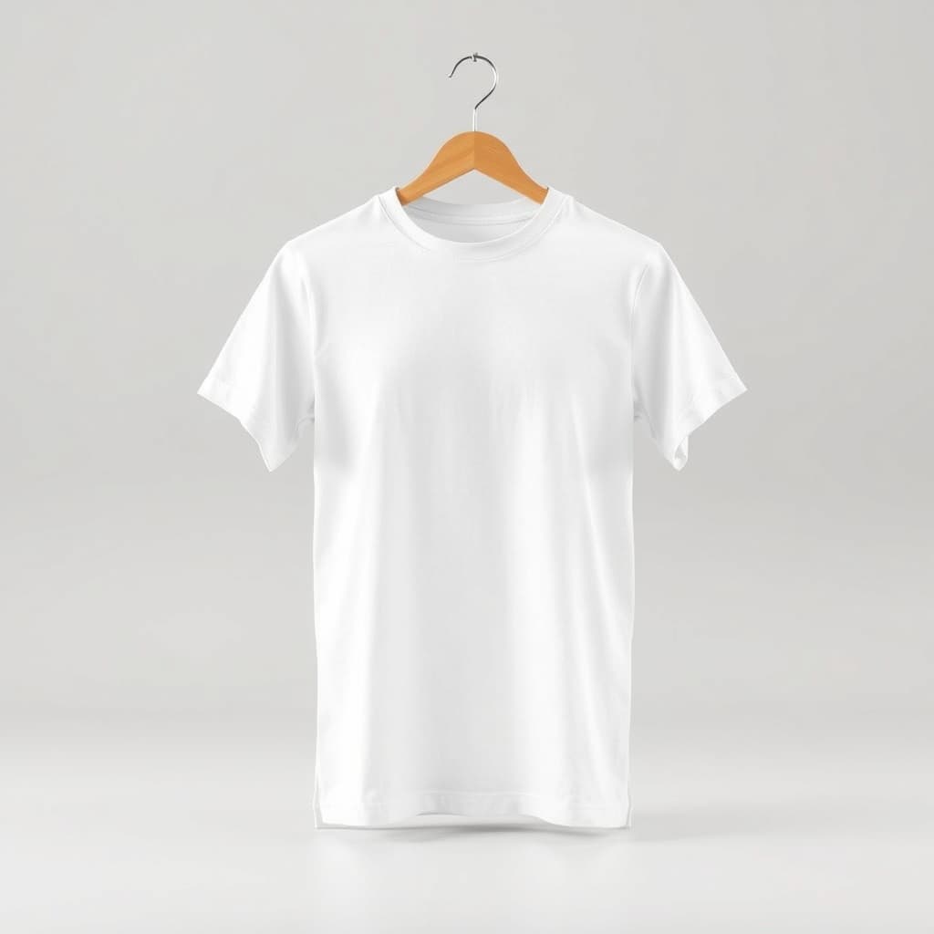 Plain t-shirt before VFX